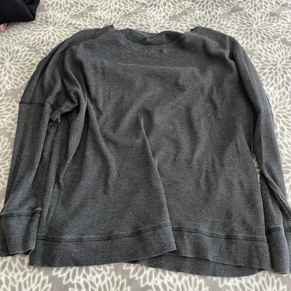 Oversized waffle knit